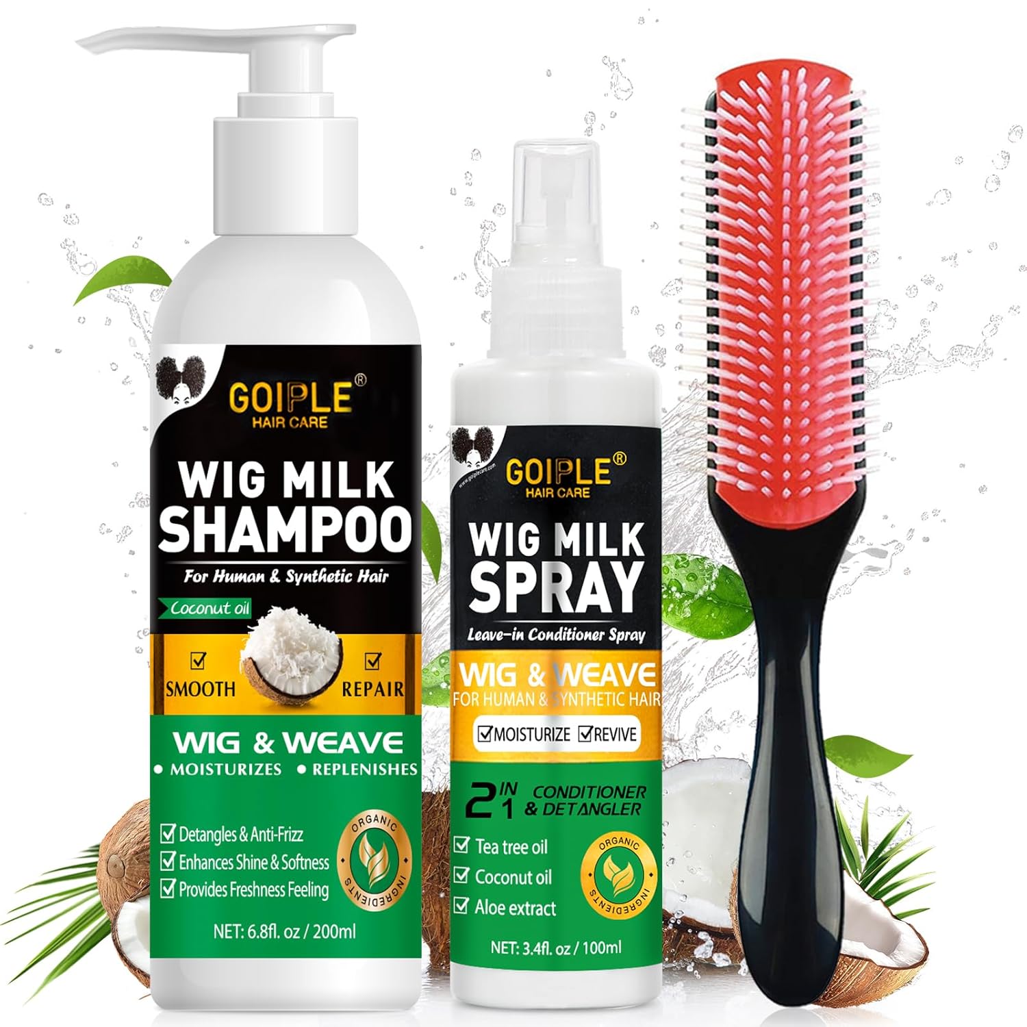 Hair Care Products - GOIPLE 3 in 1 Wig Care