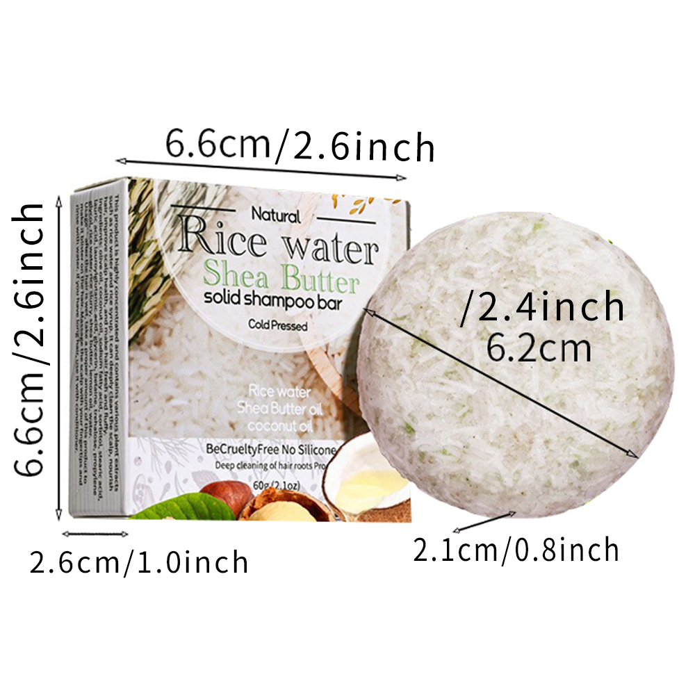 XF 60g Rice Shampoo Bar 100% N - Hair Care Organic ulasan dan harga