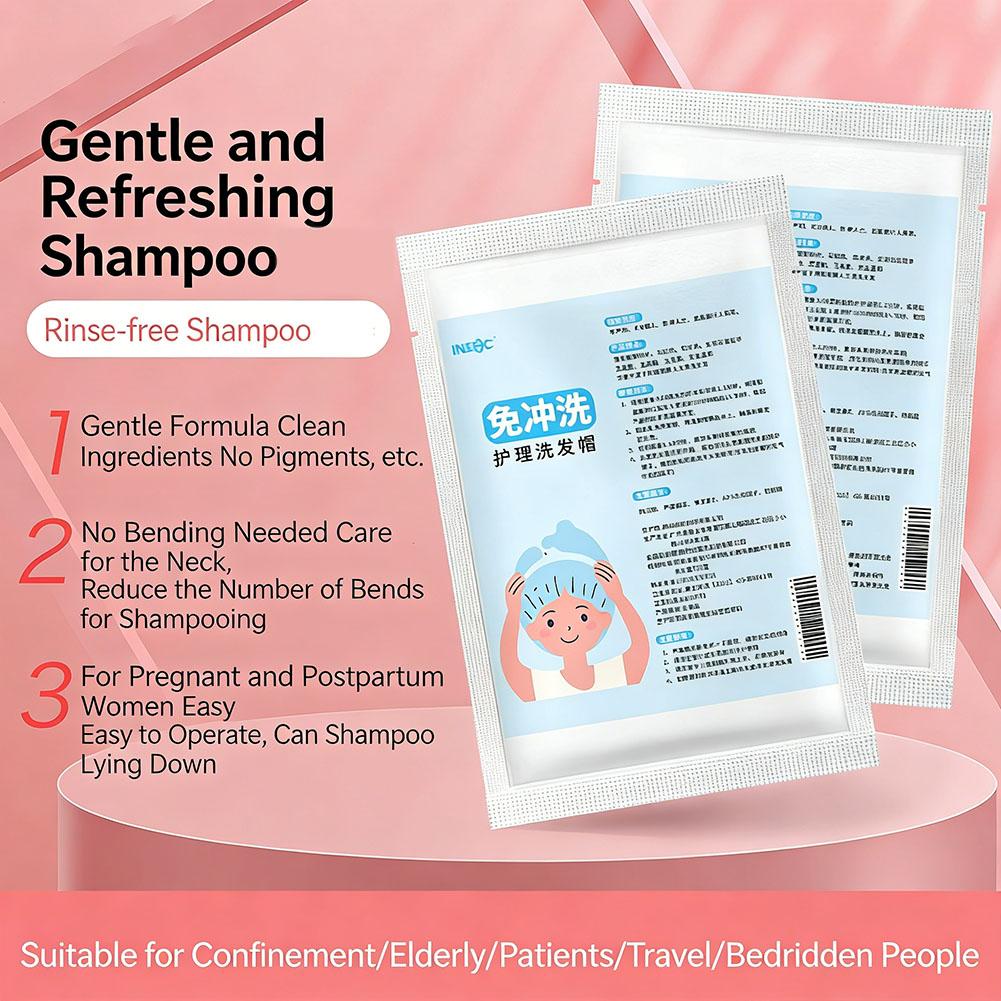 No Rinse Waterless Shampoo Cap - Hair Care Products ulasan dan harga
