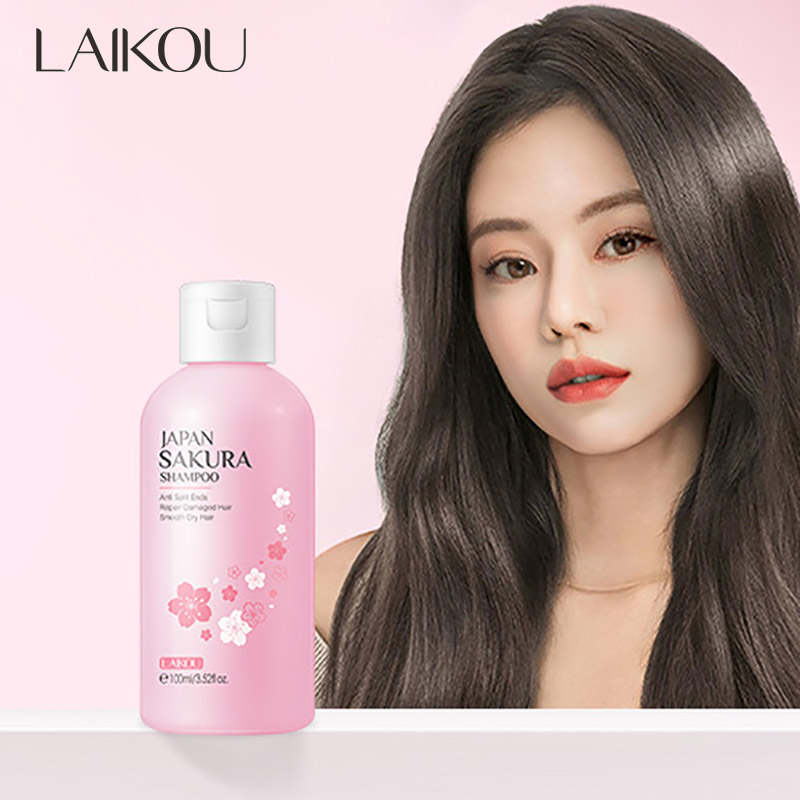 LAIKOU Japan Sakura  Shampoo R - Hair Care Korean Products ulasan dan harga