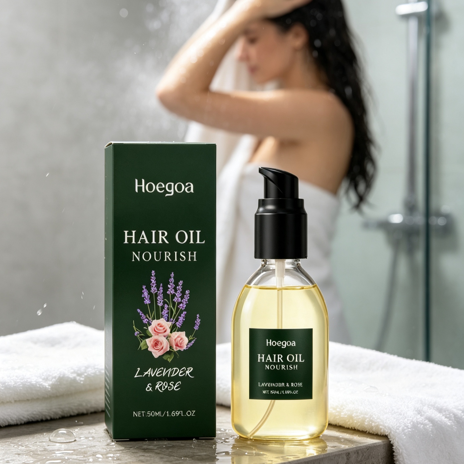 Hoegoa Lavender Rose Hair Car - Hair Care Natural Ingredients ulasan dan harga