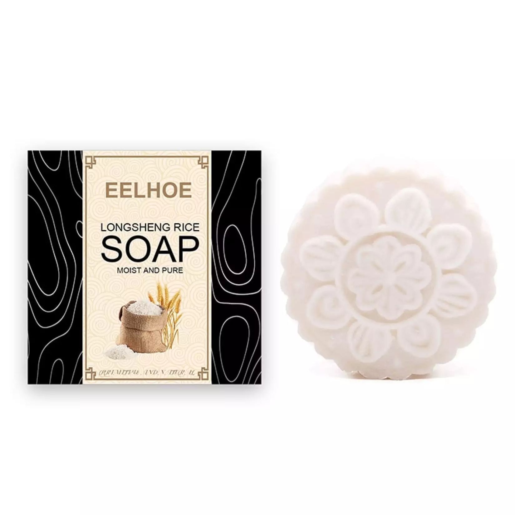 EELHOE Rice Soap Shampoo Handc - Hair Care Natural Ingredients ulasan dan harga