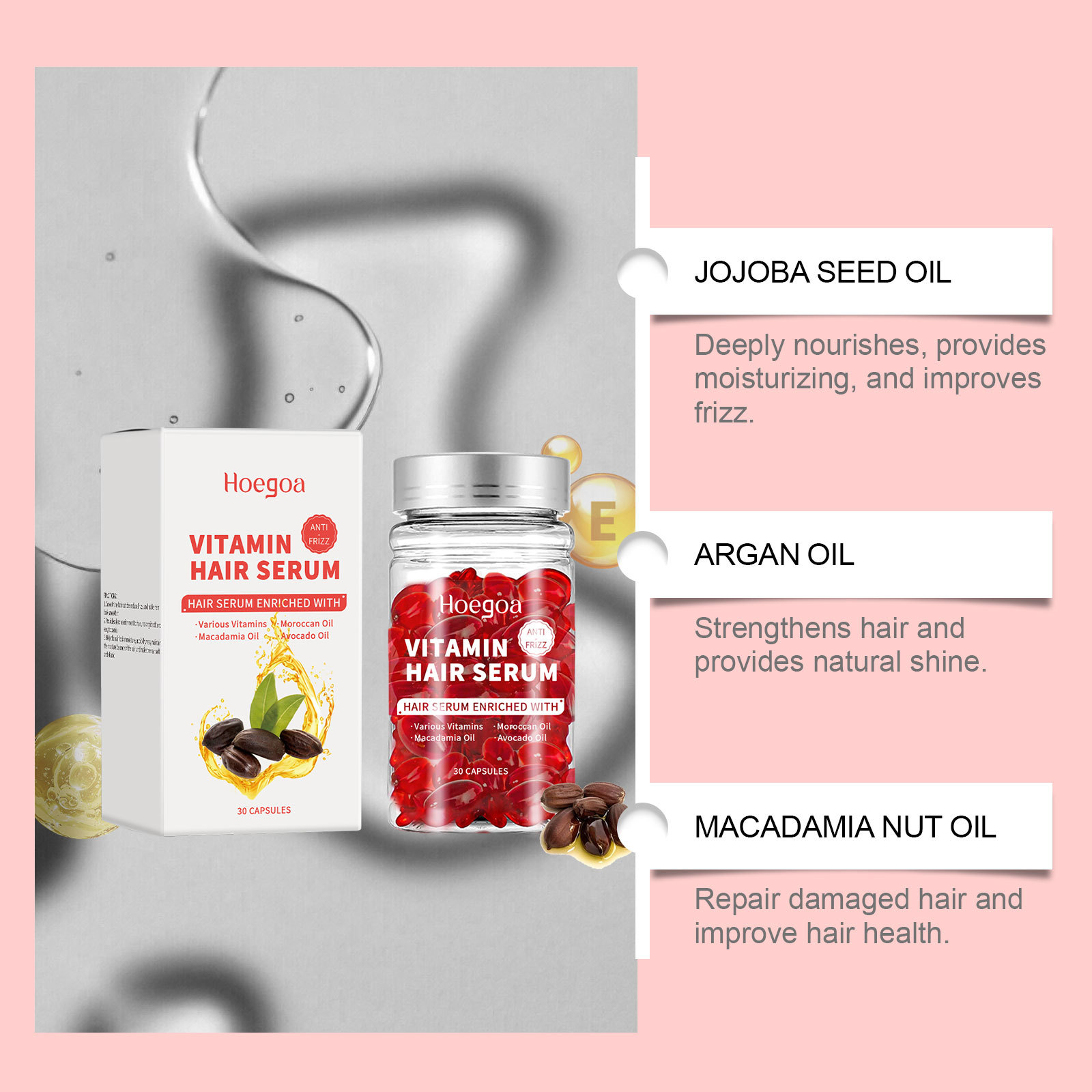 Vitamin Hair Care Serum Capsul - Hair Care Products ulasan dan harga