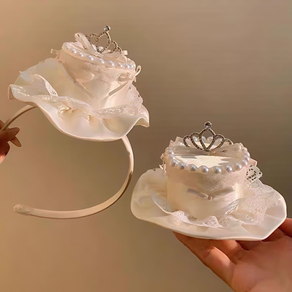Elegant Cake Hat Hair Clip Cre - Hair Care Lotion ulasan dan harga