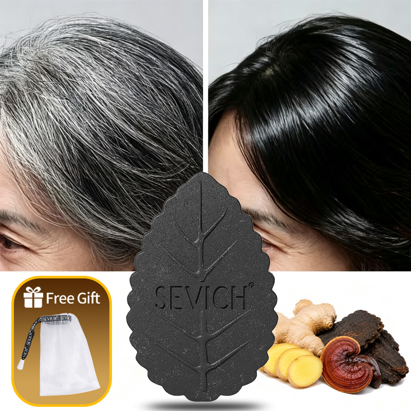 Black Shampoo Soap Bar Gray Ha - Hair Care Organic ulasan dan harga